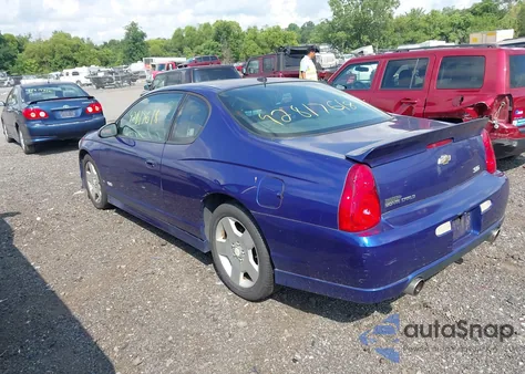 2006 Chevrolet Monte Carlo Ss from USA, damaged, VIN 2G1WL16C869295980